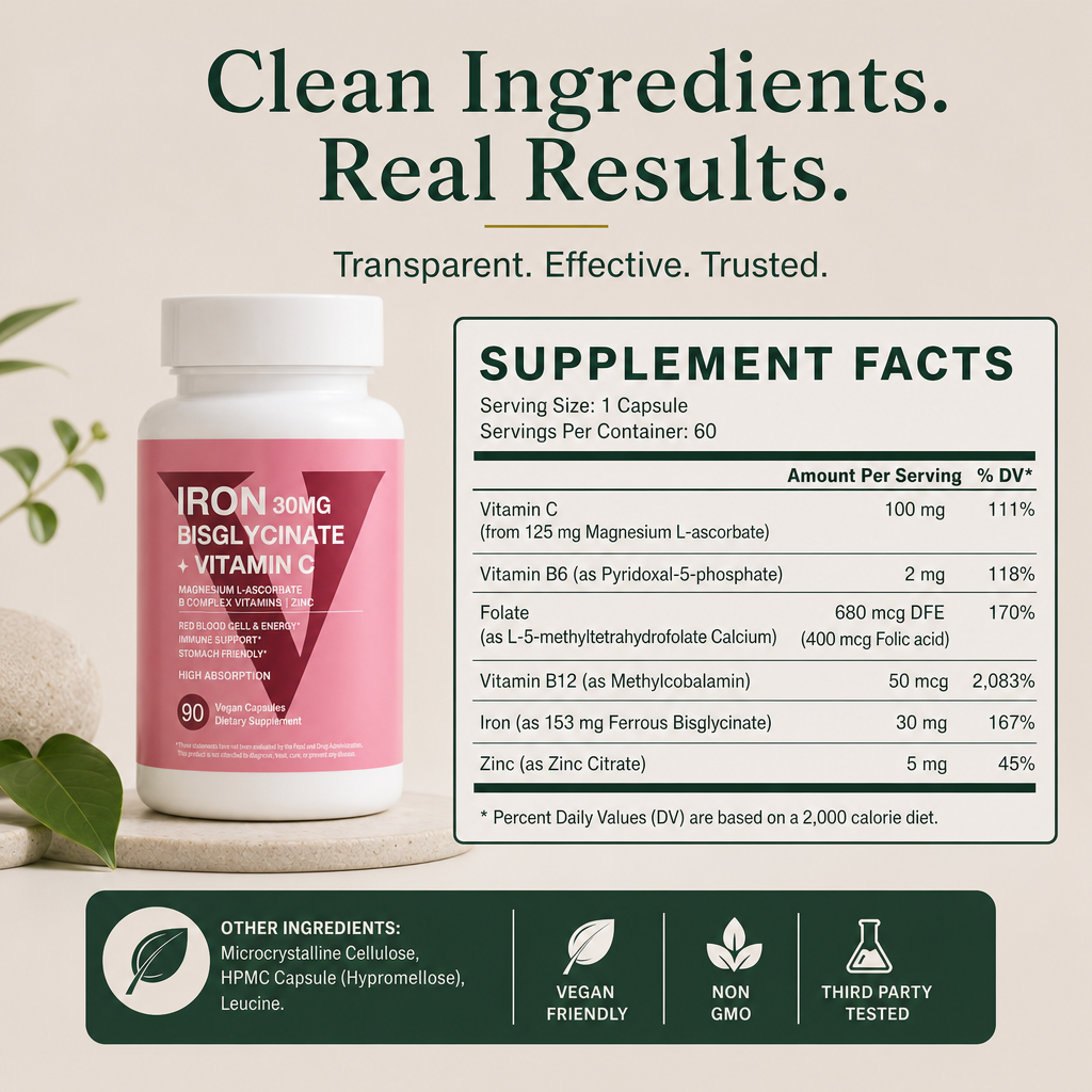 Stillwell FerraCalm Bisglycinate | For Still Legs & Restful Nights